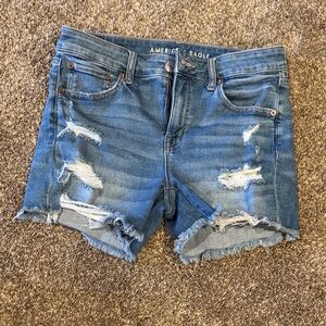 American Eagle Outfitters Midi Jean Shorts